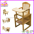 Baby Dining Chaise haute pour Safey Baby, chaise haute en bois pour bébé, chaise longue en bois pour chaise en bois Wj278315